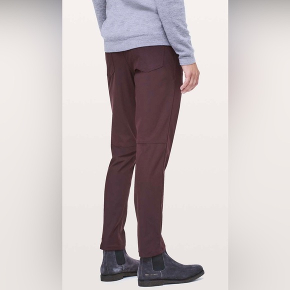 Lululemon Men’s ABC Classic Pant,Size-32” x 33”,Color-Black Plum - Picture 3 of 14